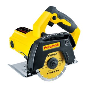POLYMAK Marble Cutter Machine 1100 W Power Electric Corded Yellow & Black 12000 rpm, PMCM4 Pro